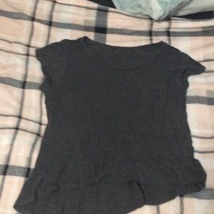 Gray short sleeve shirt